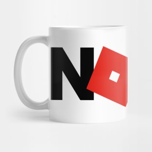 Roblox NOOB Black And Red Mug